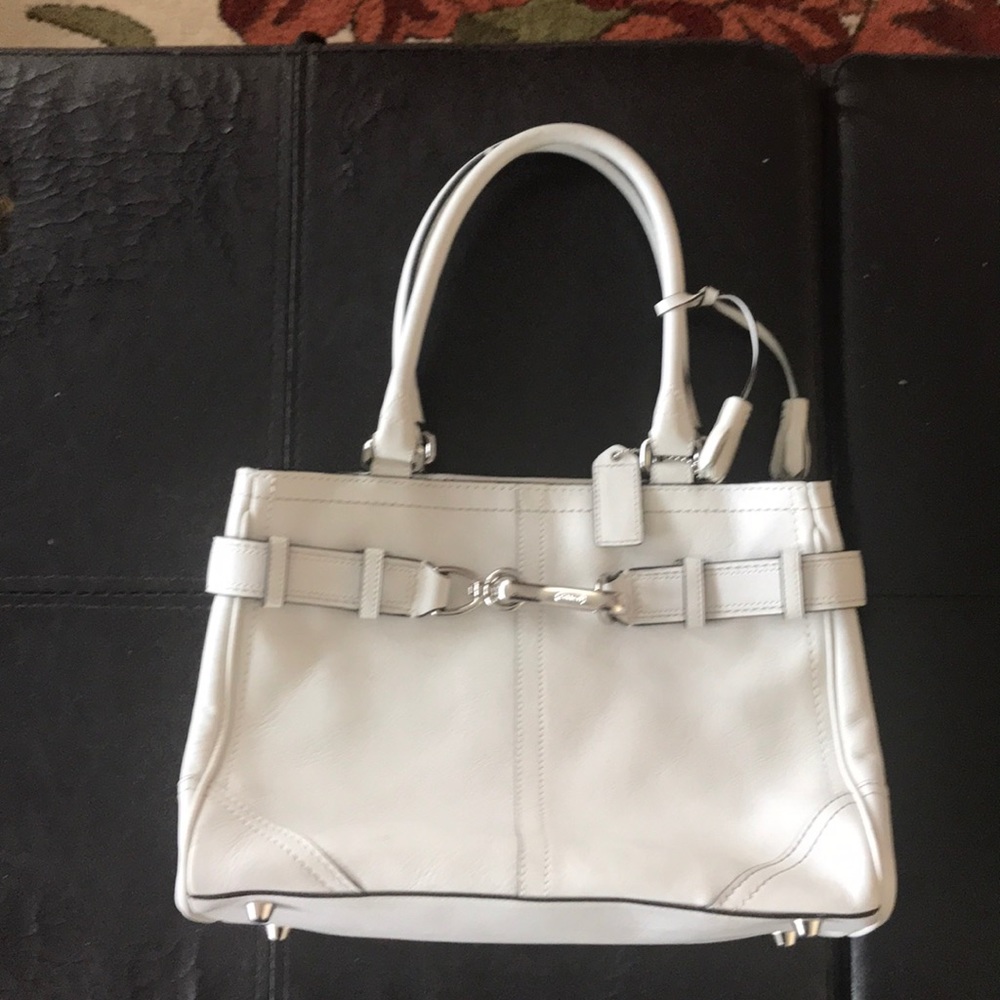 White Coach shoulder bag